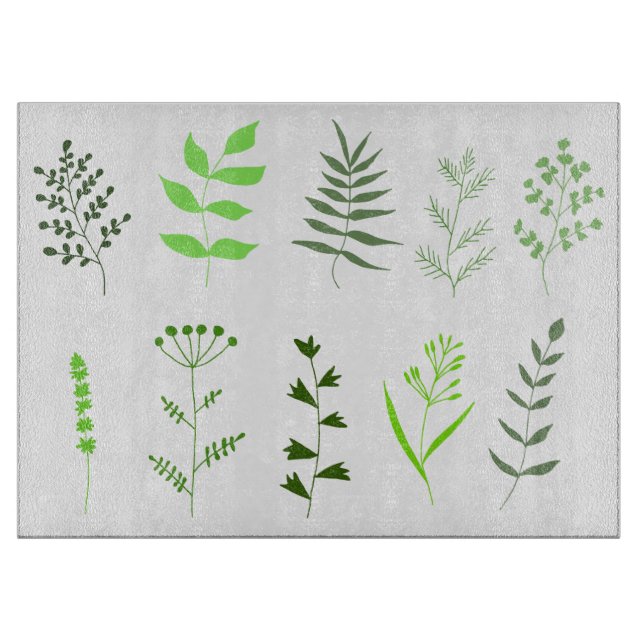 Herbs Cutting Board (Front)