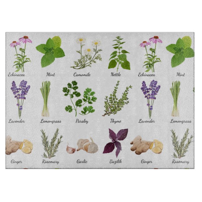 Herbs Cutting Board (Front)