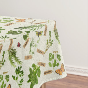 herbs tablecloth
