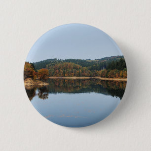 Herbst an der Aggertalsperre 6 Cm Round Badge