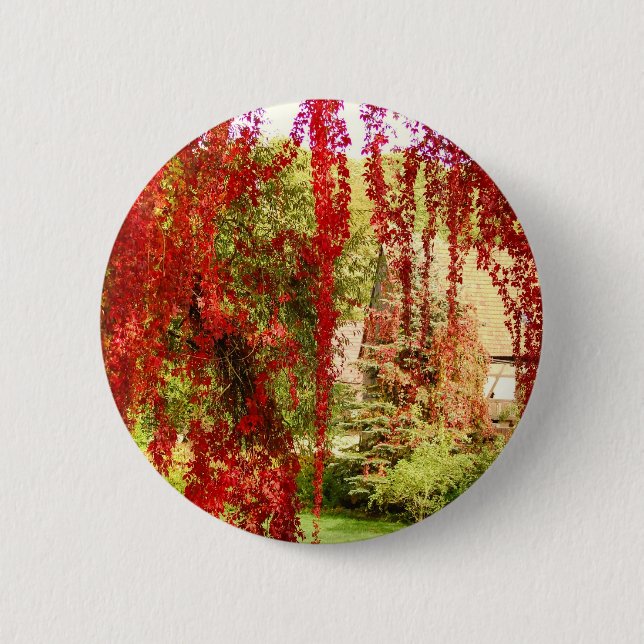 Herbst / Autumn 6 Cm Round Badge (Front)