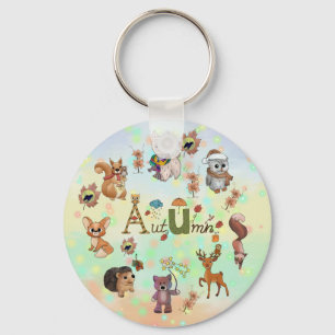 Herbstbild key ring
