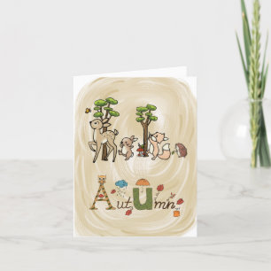 Herbstigel Holiday Card
