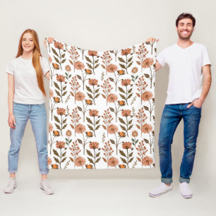 Herbstliches Blumenarrangement Fleece Blanket