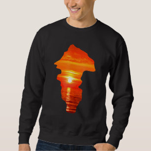 Hercule Cave Tangier City Sunset Scene Morocco Vac Sweatshirt