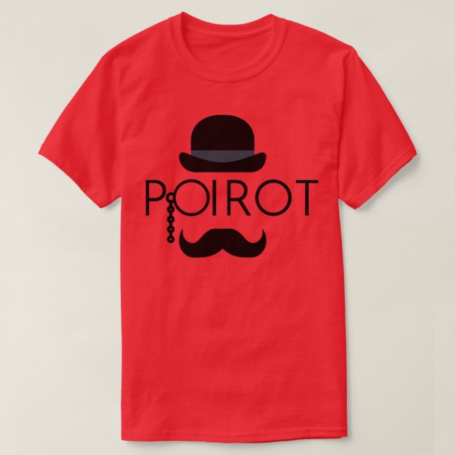 Hercule Poirot T-Shirt (Design Front)