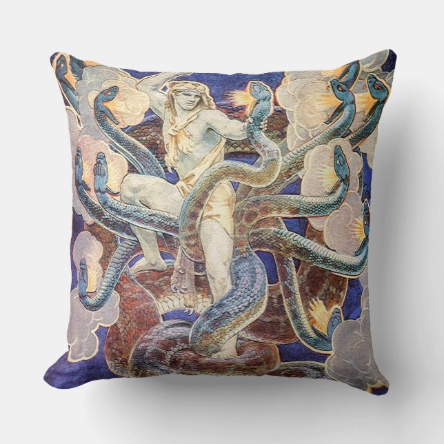 Hercules and the Hydra  Cushion (Front)