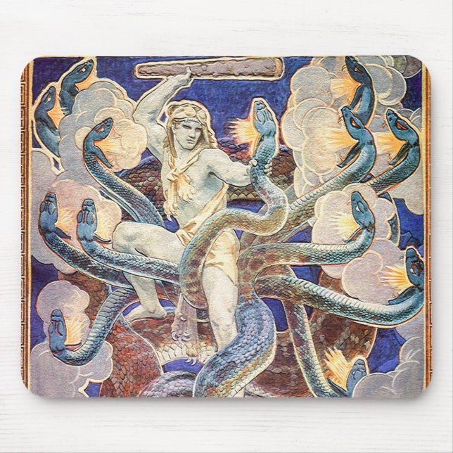 Hercules and the Hydra  Mouse Pad (Front)