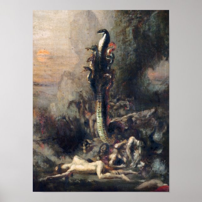 Hercules and the Lernaean Hydra Poster (Front)