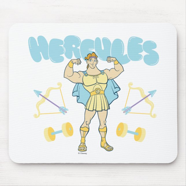 Hercules Arrows and Dumbbells Flex Mouse Pad (Front)