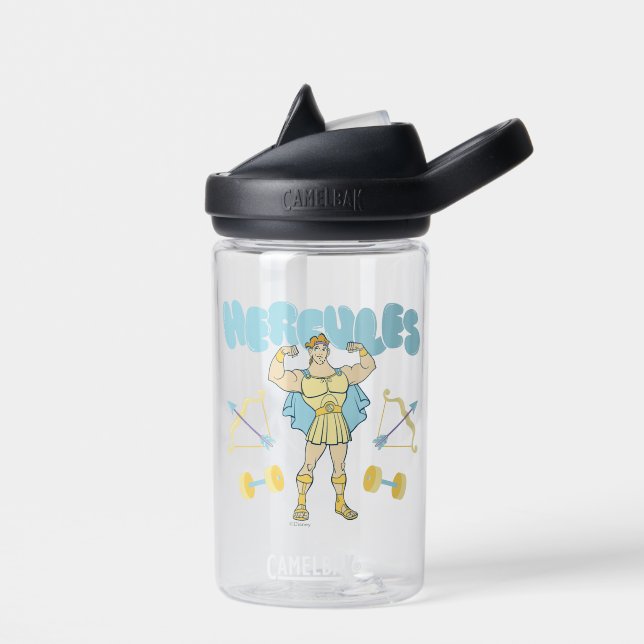 Hercules Arrows and Dumbbells Flex Water Bottle (Left)
