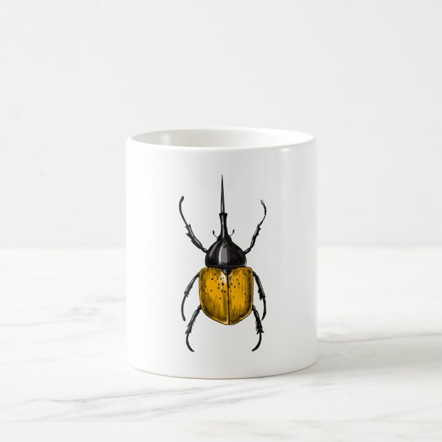 Hercules beetle coffee mug (Center)