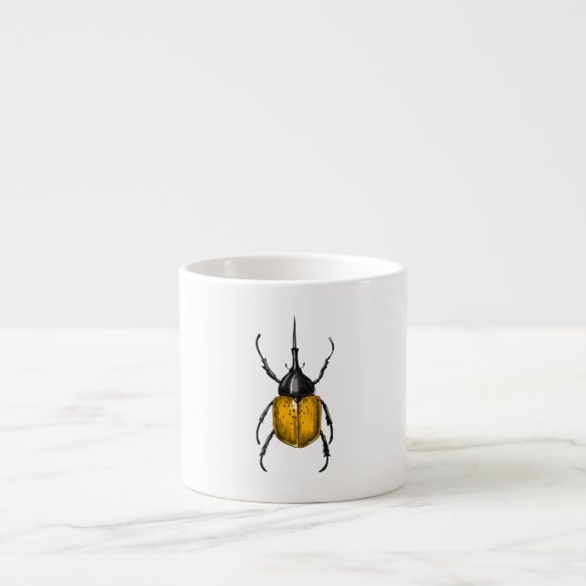 Hercules beetle espresso cup (Front)