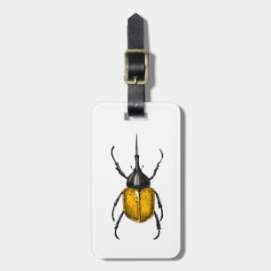 Hercules beetle luggage tag
