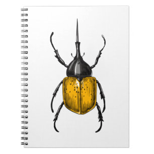 Hercules beetle notebook