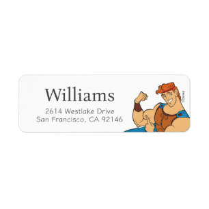 Hercules Bicep Flex Label Return Address Label