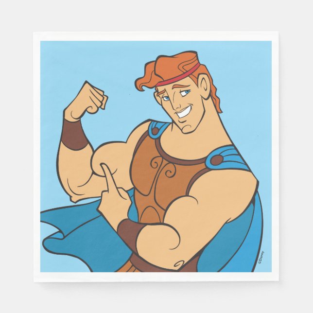 Hercules Bicep Flex Napkins (Front)