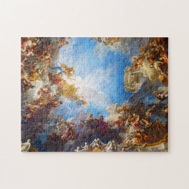 Hercules ceiling painting in Chateau de Versailles Jigsaw Puzzle (Horizontal)