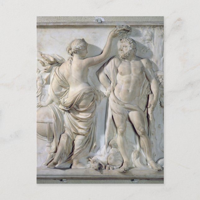 Hercules Crowned by Glory, 1671 Postcard (Front)
