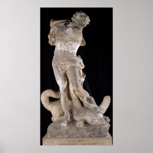 Hercules Fighting the Lernaean Hydra Poster