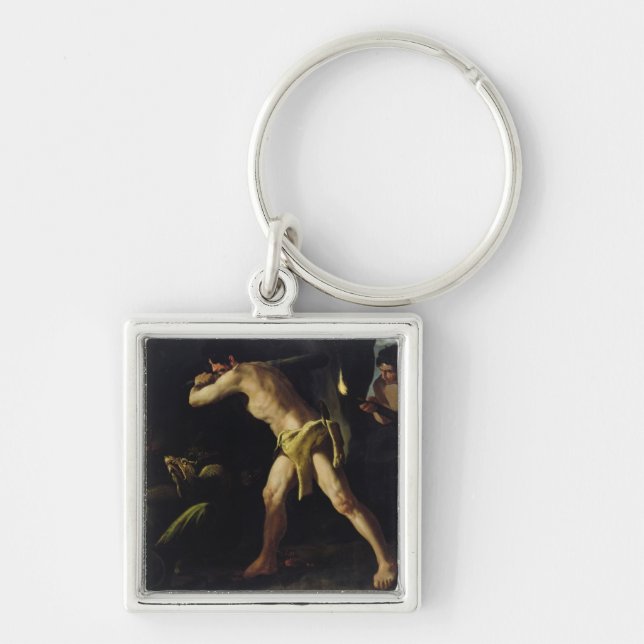 Hercules Fighting with the Lernaean Hydra Key Ring (Front)