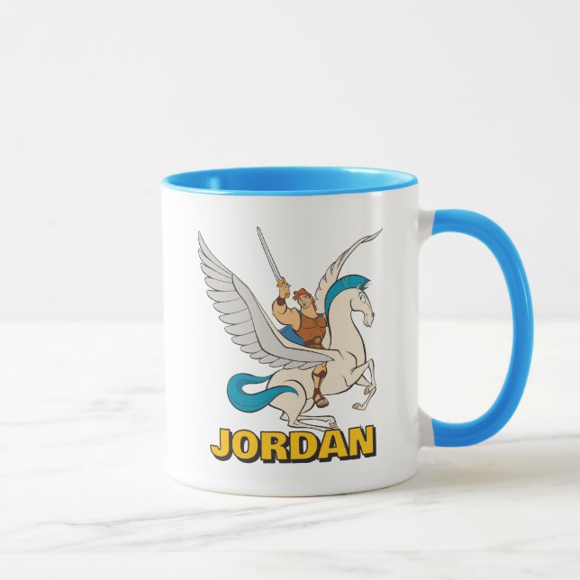 Hercules Riding Pegasus Mug (Right)