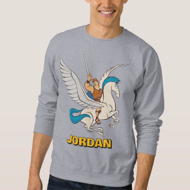 Hercules Riding Pegasus Sweatshirt (Front)