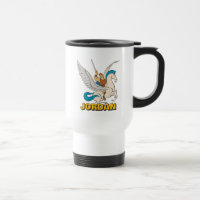 Hercules Riding Pegasus Travel Mug