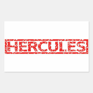 Hercules Stamp Rectangular Sticker