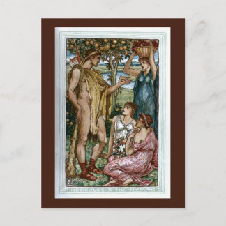 Hercules & the Nymphs Postcard