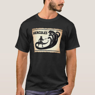 Hercules Vs Hydra Greek Mythology Fans Ancient Gre T-Shirt