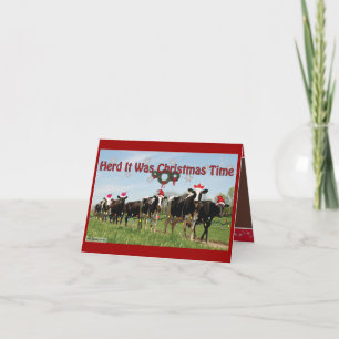 Herd it Was Christmas2 Edit Holiday Card