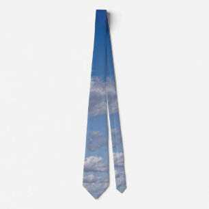 herd of clouds on the blue sky tie