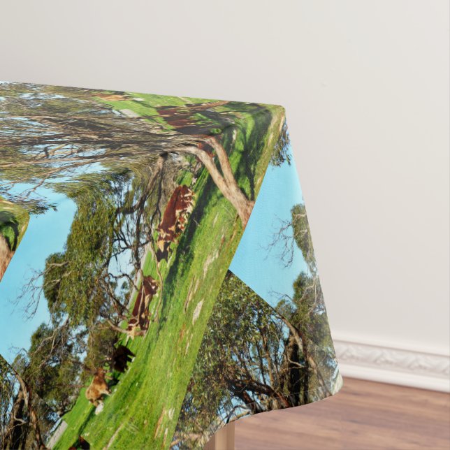 Herd Of Cows On The Range, Tablecloth (In Situ)