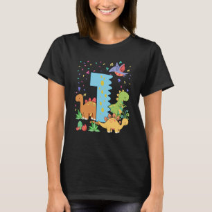 Herd Of Cute Dinosaurs 1st Birthday 1 Year Old Kid T-Shirt