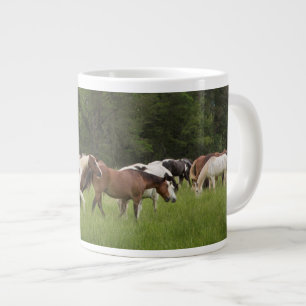 Herd of horses, Tennessee Large Coffee Mug
