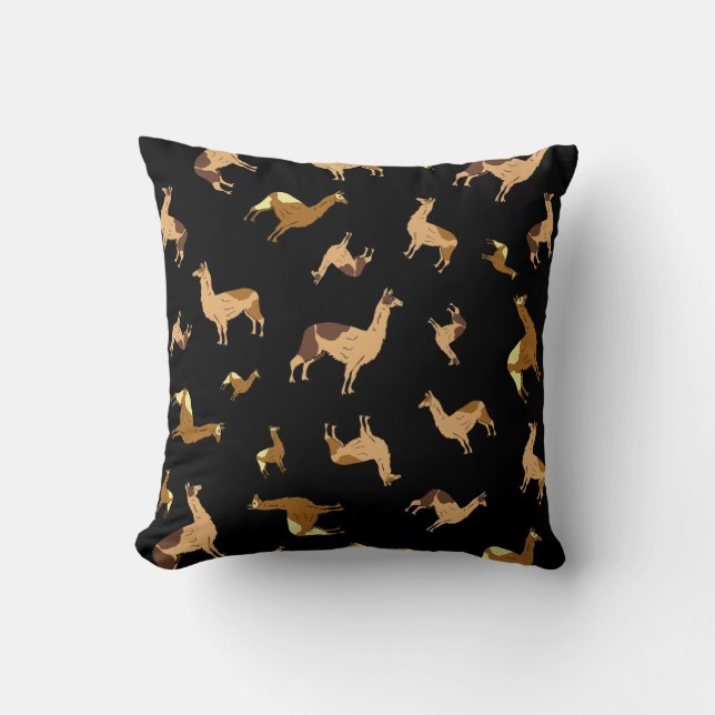 Herd of Llamas Design Cushion (Front)