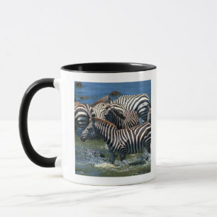 Herd of zebras 2 mug
