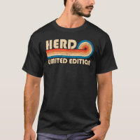 HERD Surname Retro Vintage 80s 90s Birthday Reunio