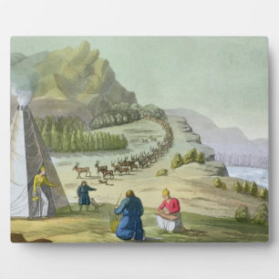 Herding Reindeer, Lapland, plate 47 from 'Le Costu Plaque