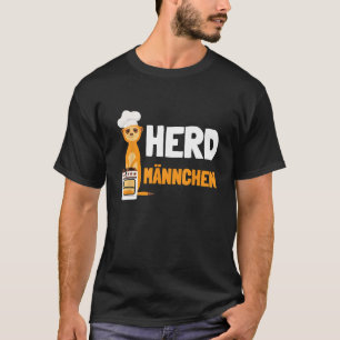 Herdmännchen I Chef Herd Meerkat with Chef s Hat T-Shirt