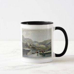Herds of Bison and Elk on the Upper Missouri, plat Mug