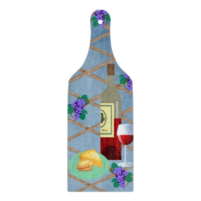 Here a chop, there a chop cutting board (Front)