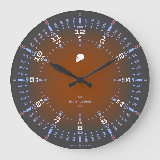 Here and Everywhere Large Clock (Front)