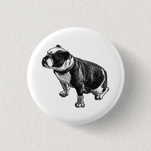 Here and Steady 3 Cm Round Badge