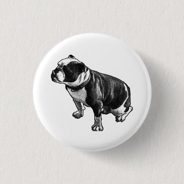 Here and Steady 3 Cm Round Badge (Front)