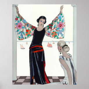 Here Are My Wings - George Barbier Poster