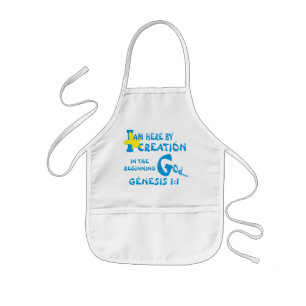 Here By Creation  Apron© Eng Kids Apron