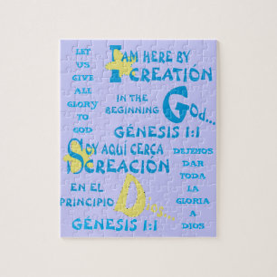 Here By Creation© - Esp & Eng Jigsaw Puzzle