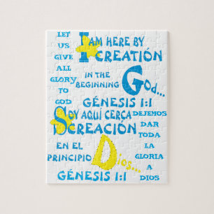 Here By Creation© - Esp & Eng Jigsaw Puzzle